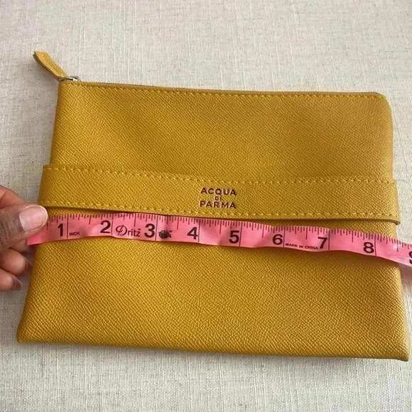 Acqua di Parma Yellow Cosmetic Pouch NWOT - Picture 7 of 8